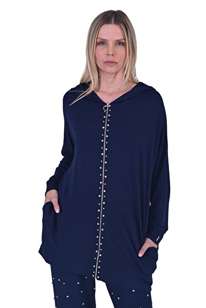 Invee Stone Tracksuit Set Dark Blue