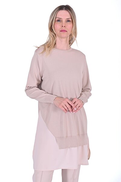 Invee قميص تونيك تريكو مفصل FONDOTEN