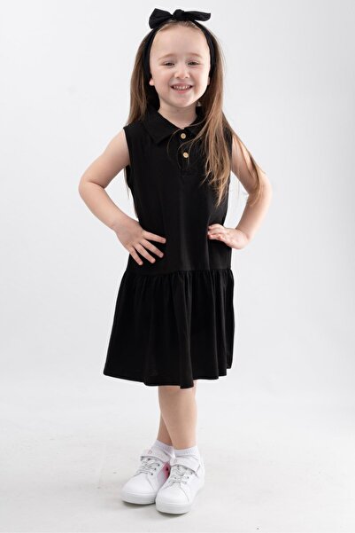 Vauva Haljina za devojčice sa halter izrezom, 100% pamuk, letnja haljina