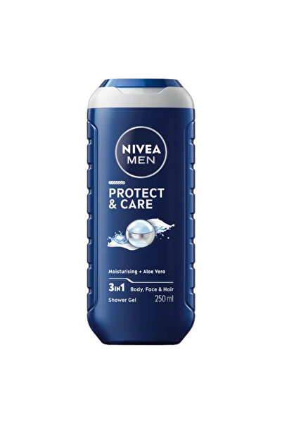Nivea Men Set 2 x Gel de Dus Protect Care, cu Aloe Vera, 500 ml
