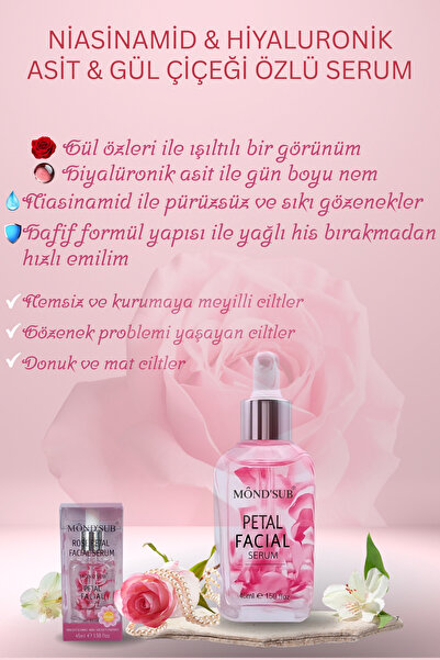 MondSub MOND'SUB Rose Petal Facial Serum (45 ml)