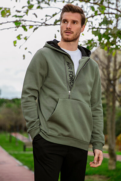 Buratti Kapesní klokaní límec s kapucí Slim Fit Sweat Pánský SEAT 575707