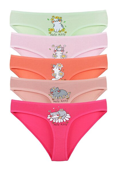 Sensu Комплект памучни бикини за момиче от 5 бр. - Детски 2600