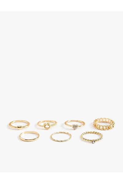 Koton Women's Accessory Ring 6Wak70546Aa Gold