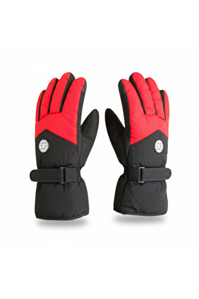 Mustran Waterproof Thick Fur Inside Winter Snow Skiing Motorcycle Cycling Outdoor Gloves L-Xl Size–Unisex