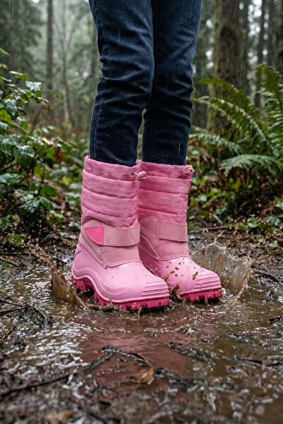 GEZER أحذية الثلوج الشتوية للفتيات مبطنة داخليًا