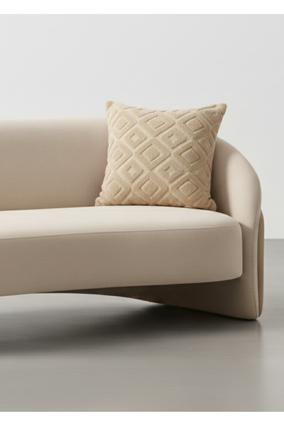 Destiva Home Husă pentru pernă Welsoft cu model Baklava, broderie modernă, cu...