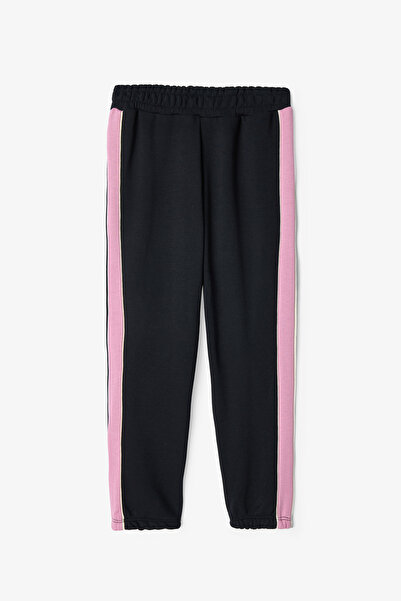 Penti Schwarze Oversize-Jogginghose mit hoher Taille für Mädchen