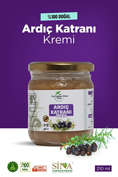 SİNA LOKMAN HEKİM ARDIÇ KATRANLI KREM 210 ml %100 Etkili Formül..