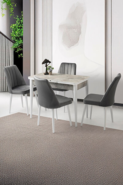 Sweet Home Masa Sandalye Kelebek 60 x 100 Cm Tekno Kenar Mdf H.G Açılır Masa ...