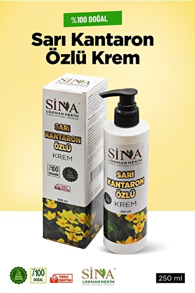 SİNA LOKMAN HEKİM Sarı Kantaron Özlü Krem 250 Ml. Yepyeni Özel Ibn-i Sina För...