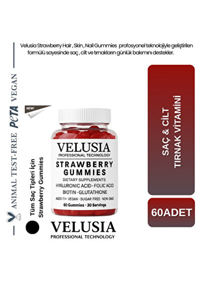 Velusia Saç Cilt Tırnak Vitamini