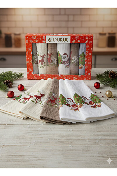 AURA CONCEPTS MUTFAK HAVLUSU YILBAŞI DESENLİ