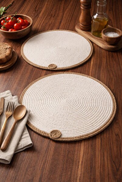 Naspar %100 Pamuk 2 Adet Ekru Supla- Amerkan Servisi (Dikilerek Yapılmıştır)