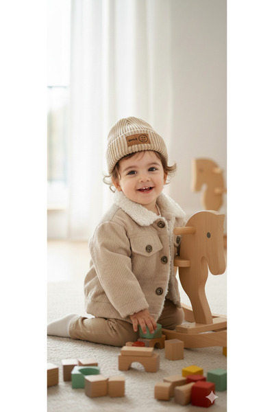 alka Smile Mini Örgü Bere 0-24 Ay