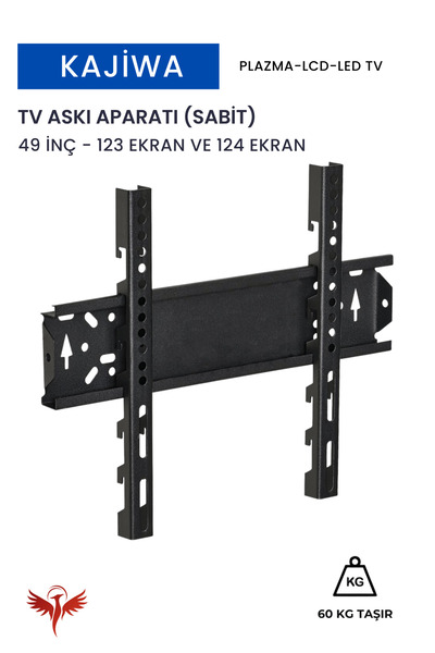 KAJİWA 49 İNÇ ASKI APARATI (123 VE 124 EKRAN) Tüm Marka ve modellerle uyumludur.