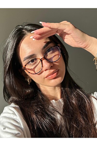 funeyes نظارات فيكتوريا ليوبارد كات آي بلو بلوك للحماية من الضوء الأزرق (صغيرة - متوسطة الحجم)