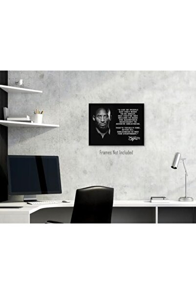 ALAYRA International ملصق اقتباس ملهم من كوبي براينت من ALAYRA (بدون إطار، 12...