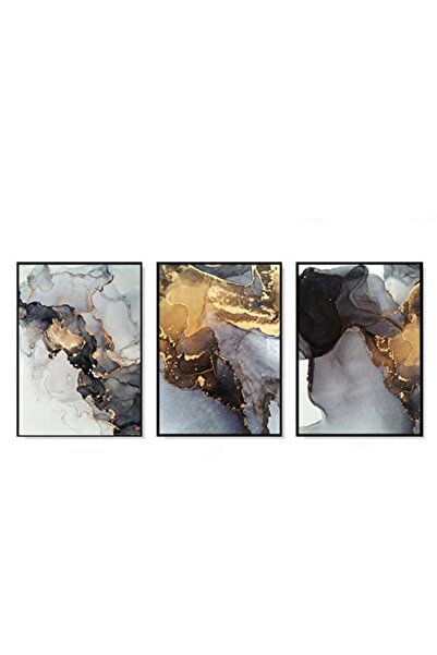 ALAYRA International لوحة جدارية تجريدية ملونة من الرخام من ألايرا، مطبوعة عل...