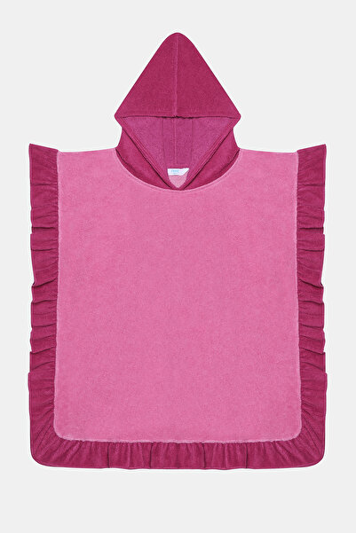 Penti Bunter Poncho mit Rüschen für Mädchen