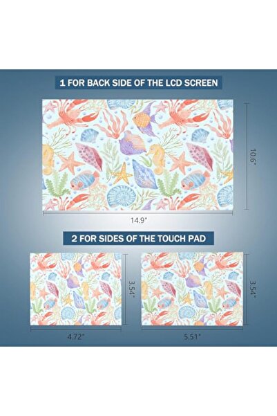 ALAYRA International ملصق حماية للكمبيوتر المحمول ALAYRA، مقاسات 12، 13، 13.3...