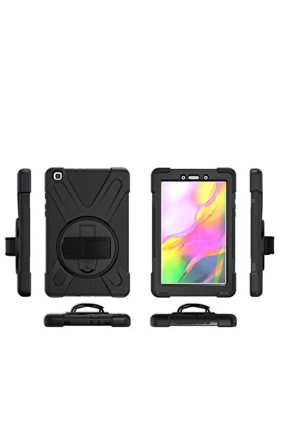Nezih Case Samsung Galaxy Tab A 8.0 Inc (2019) T290 Uyumlu Defender Askı Apar...