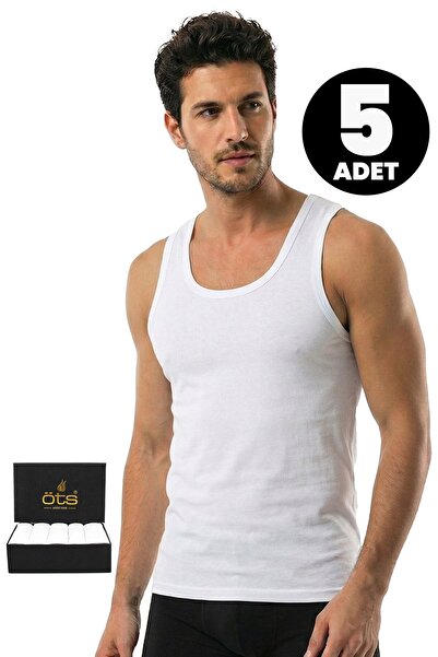 Öts Tricou premium pentru bărbați din 5 piese - cu cutie cadou, bumbac 100% , țesătură ultra moale, fără etichetă