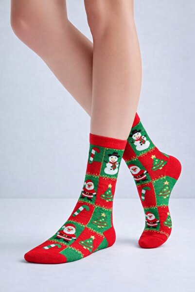 REIZ Christmas Themed Cotton Unisex Socks