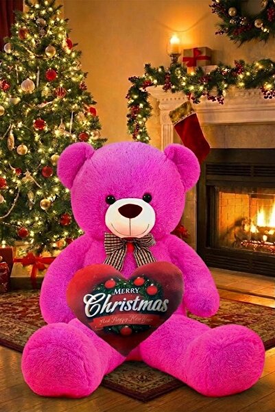 Solemia 90 Cm Papyonlu Peluş Ayıcık - % 100 Yerli