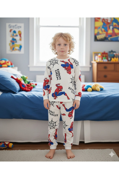 bunny hopp Set de pijamale cu mâneci lungi cu model pentru băieți bumbac 100%...