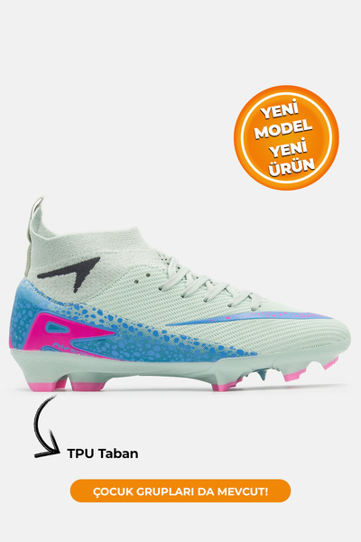 Beınsteps Men's Football Boots with Half-Thigh Socks, Foot-Hugging Football Shoes