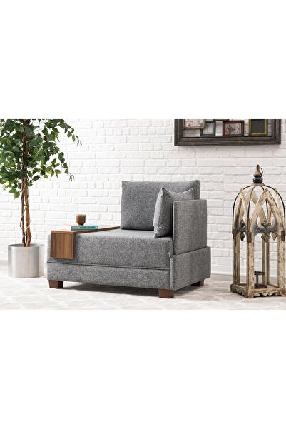 Vivense FLY TEKLİ KOLTUK, GRİ, SAĞ KOLLU