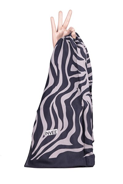 Invee Zebra Shawl Black-Beige