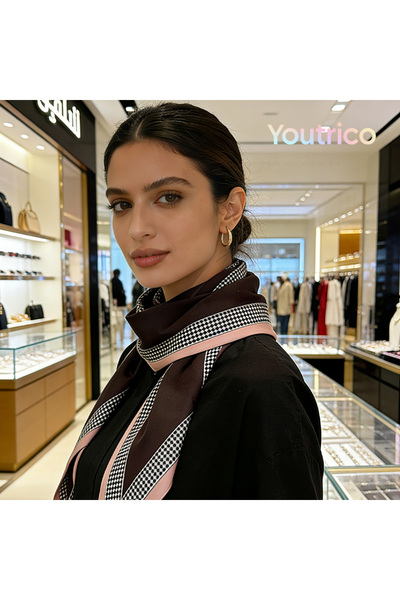 Youtrico وشاح طويل قطري 147 سم، مناسب لجميع المواسم، وشاح متعدد الاستخدامات و...