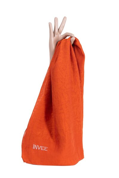 Invee شال برتقالي