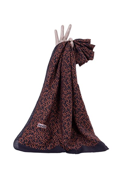 Invee Aura Şal SİYAH-ORANJ