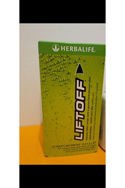 Herbalife Liftoff Limon Aromalı Efervesan Içecek 10 Tablet Takviye Edici Gıda