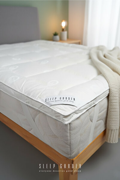 Sleep Garden Pamuk Yatak Pedi Çift Kişilik Dört Köşe Lastikli 160x200
