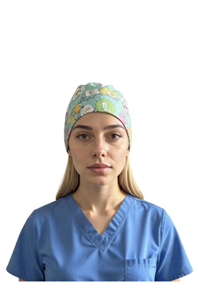 Brl Üniforma Unisex Medikal Cerrahi Bone Doktor Hemşire Hastane Bonesi - Pop ...