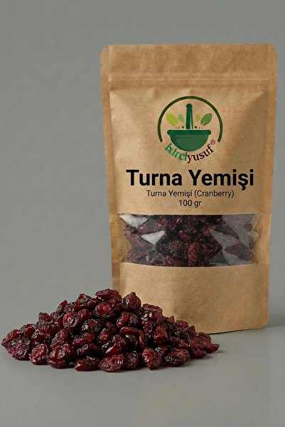 ixirciyusuf Turna Yemişi (Kuru Turna Yemişi – Cranberry – Vaccinium macrocarpon) Doğal Kuru Meyve 100 g