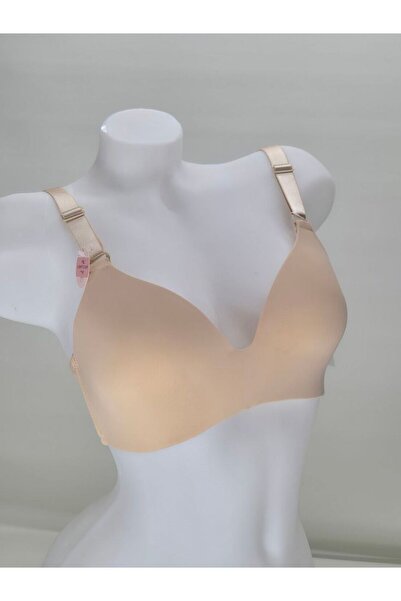 Eloniatr Kadın Lazer Kesim Dikişsiz İz yapmayan Sütyen Vizon