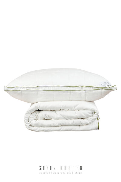 Sleep Garden Auralis Bambu Yorgan Tek Kişilik Biyeli Şık Lüks -Bambu Yastık S...
