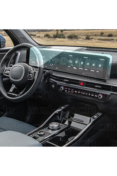 ael-tech واقي شاشة نانو 9h متوافق مع كيا سورينتو 2024/2025