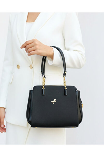 Çanta Trend Miami Polo Mega Size Quilted Women's Bag with Hand and Shoulder S...