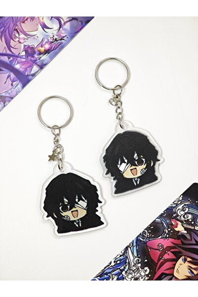 Yenaplanner Бунгоу Стрей Догс Дазай чантичка/ключодържател (1 БРОЙ)