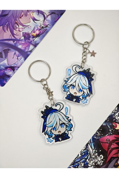 Yenaplanner Genshin Impact Furina Bag Ornament/Keychain (1 Pcs)