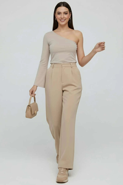 Zerenyus Osnovna bluza na jedno rame od nerca