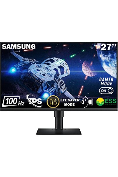 Samsung Essential S4 27" 100Hz 5Ms (HDMI+DP+USB) FHD IPS Pivot Monitör LS27D400GAUXUF