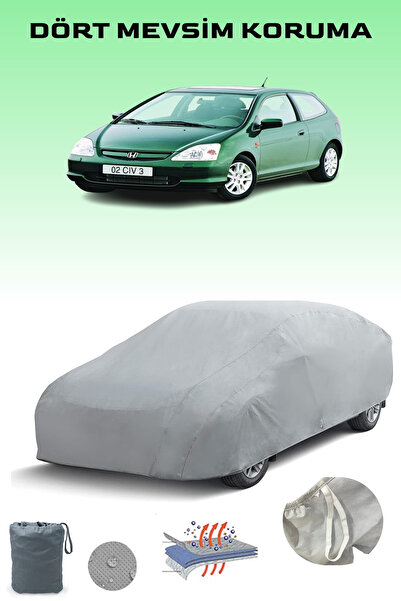 Breen غطاء سيارة هوندا سيفيك 7 كوبيه باللون الرمادي، غطاء سيارة، خيمة سيارة