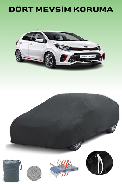 Breen غطاء سيارة كيا بيكانتو 3 أسود، غطاء سيارة، خيمة سيارة